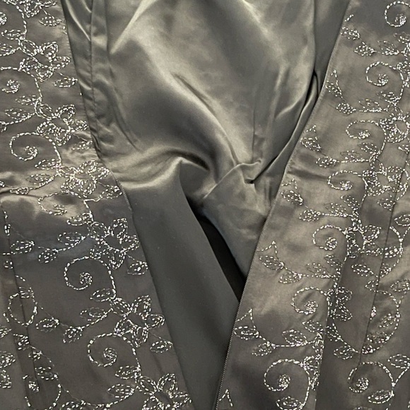 Jessica McClintock Black Glitter Gown - Picture 11 of 16